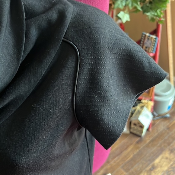 Diane‎ Von Furstenberg Black Turtle Neck Knee- Length Dress - Picture 5 of 7